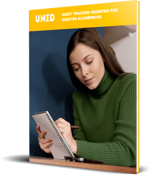 UNID Mockup eBook Habit Tracker- Registra tus hábitos académicos