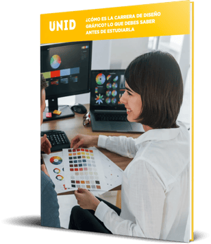UNID Mockup eBook ¿Cómo es la carrera de diseño gráfico_ Lo que debes saber antes de estudiarla